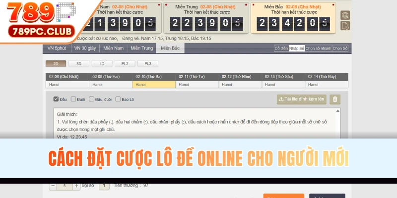 Cách đặt cược lô đề online cực dễ cho người mới